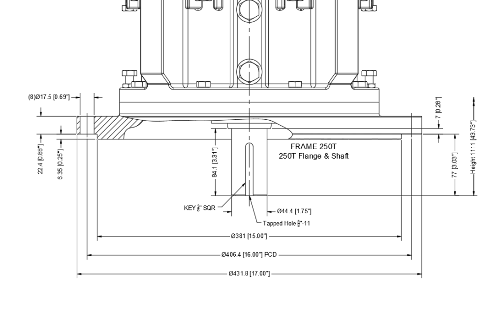 Keystone Electric Submersible Motor 250T