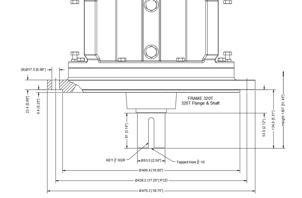 Keystone Electric Submersible Motor 320T