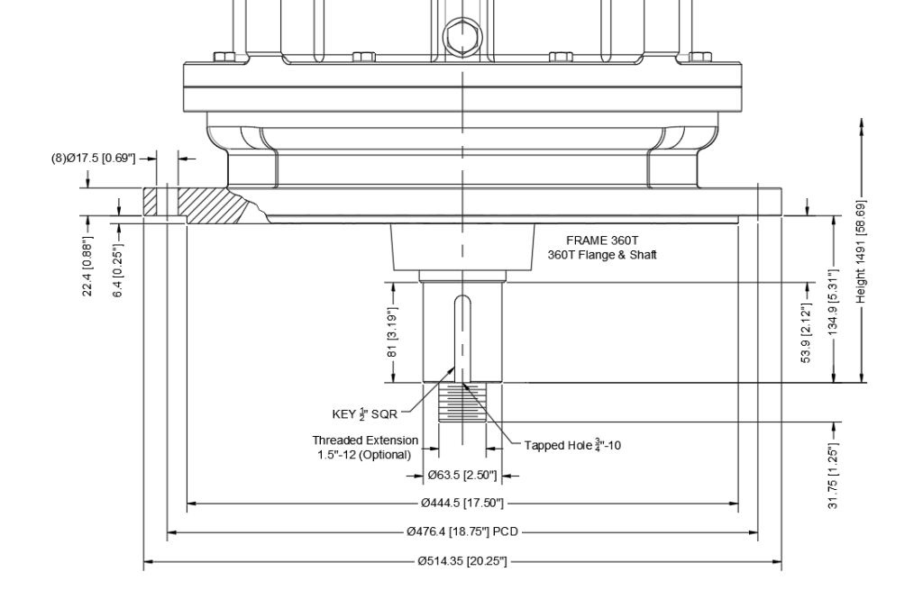 Keystone Electric Submersible Motor 360T